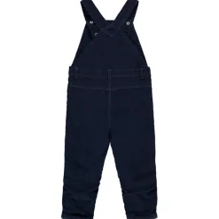 Lange fluwelen jumpsuit met badge voor baby jongen