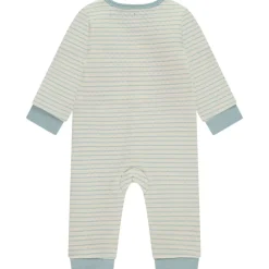 Lange gestreepte gebreide jumpsuit voor baby jongen