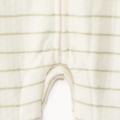 Lange gestreepte gevoerde jumpsuit voor baby