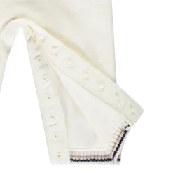 Lange jumpsuit in gebreid jacquard voor meisjes