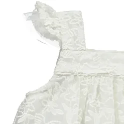 Lange jumpsuit meisjes met geborduurde ceremonie en 2-in-1 effect