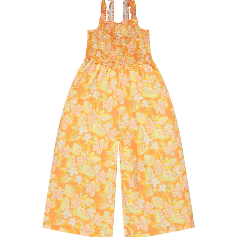 Lange jumpsuit met bloemenmotief meisjes