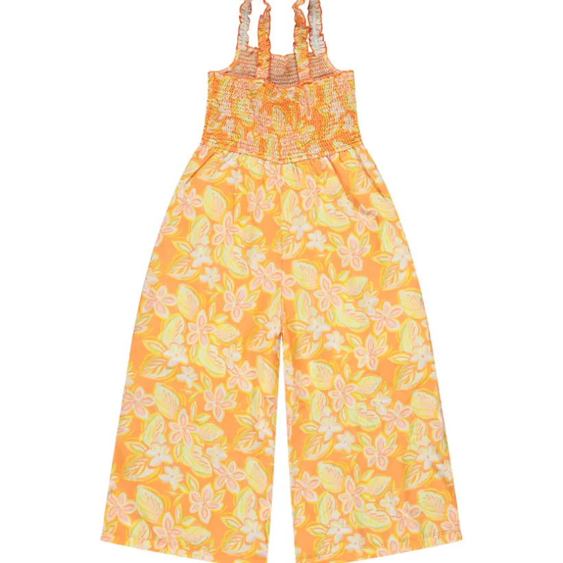 Lange jumpsuit met bloemenmotief meisjes