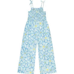 Lange jumpsuit met bloemen voor meisjes