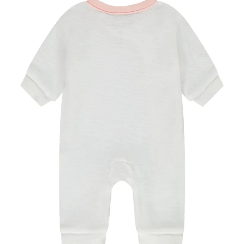 Lange jumpsuit van fluweel voor premature baby meisjes