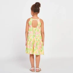Lange jurk met exotische print meisjes