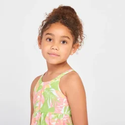 Lange jurk met exotische print meisjes