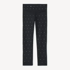 Lange milanobroek met strass meisjes