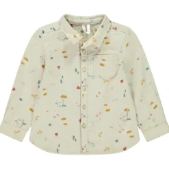 Lange mouwen dinosaurus bedrukte shirt voor baby jongen