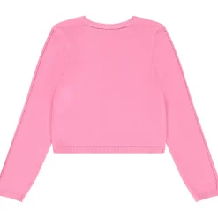 Lange mouwen gilet met steekpatronen meisjes
