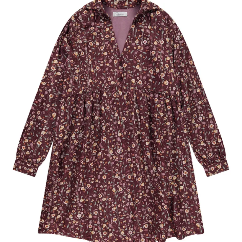 Lange mouwen jurk met bloemenprint voor vrouwen