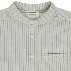 Lange mouwen opgerolde gestreepte shirt voor jongen