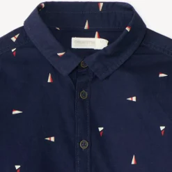 Langemouwen shirt voor jongens met fantasieprint