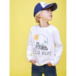 Lange mouwen T-shirt in jersey print summer voor jongen