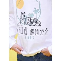 Lange mouwen T-shirt in jersey print summer voor jongen
