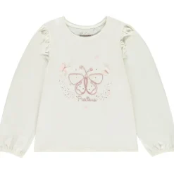 Lange mouwen T-shirt met cording vlinder meisjes