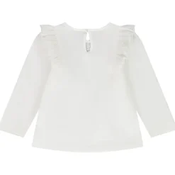 Lange mouwen T-shirt met Engels borduursel meisjes