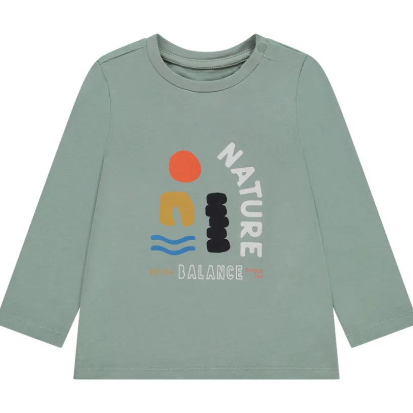 Lange mouwen T-shirt met fantasieprint voor baby jongen