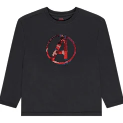 Lange mouwen T-shirt met lenticulaire print Captain America Marvel voor jongen