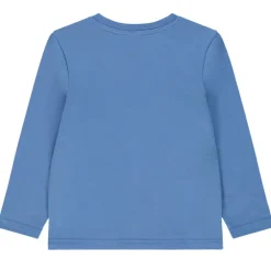 Lange mouwen T-shirt met patch beer jongens