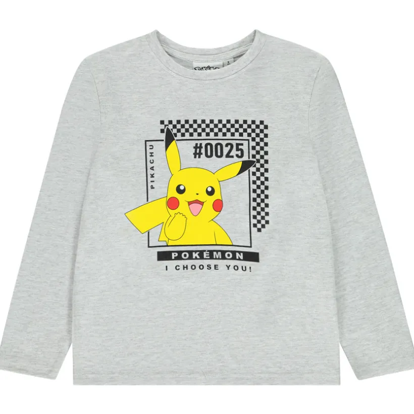 Lange mouwen T-shirt met Pikachu print voor jongen