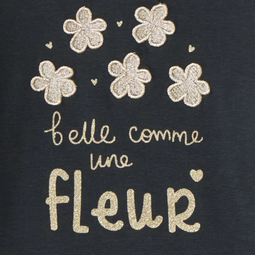 Lange mouwen T-shirt voor babymeisjes met fantasie borduursel