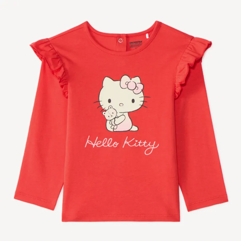Lange mouw T-shirt Hello Kitty voor baby