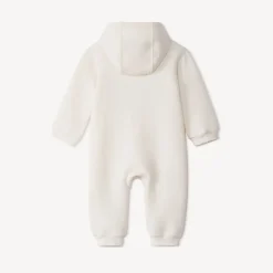 Lange teddy beren romper voor baby