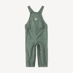 Lange tuinbroek met eekhoornpatch voor babyjongens