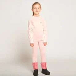 Lange tweekleurige skilegging voor meisjes