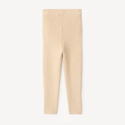 Lang geribbelde legging meisjes