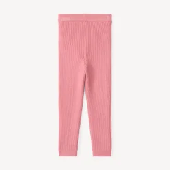 Lang geribbelde legging meisjes