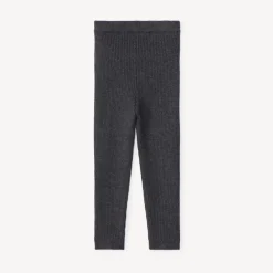 Lang geribbelde legging meisjes