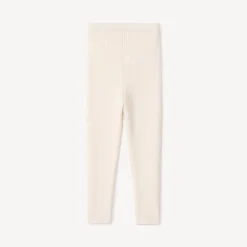Lang geribbelde legging meisjes