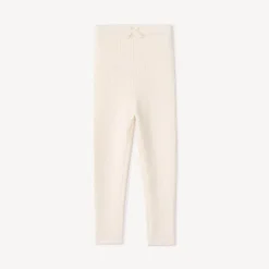 Lang geribbelde legging meisjes