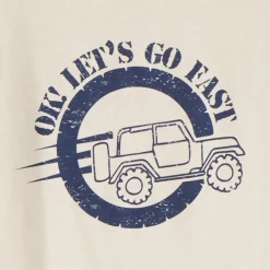 Lang jongenspyjama in jersey met 4x4 print