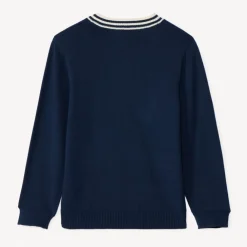Lang: 'Lang: 'T-shirt met lange mouwen en V-hals met bootprint jongens'.