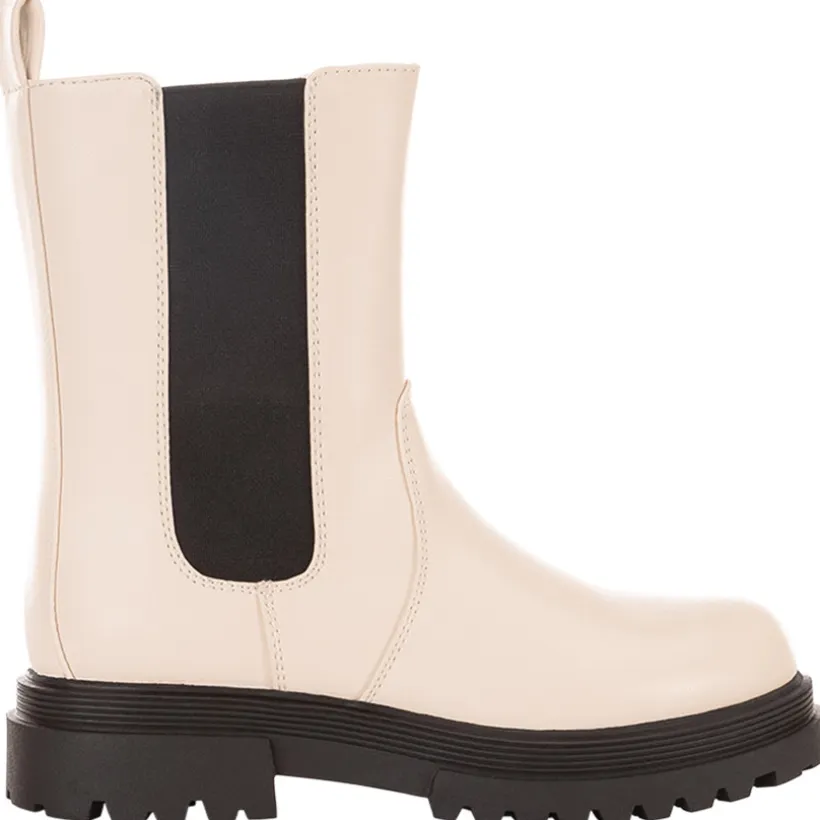 Lederlook botines met chunky zolen voor meisjes