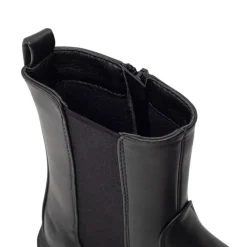 Lederlook bottines met chunky zolen voor meisjes