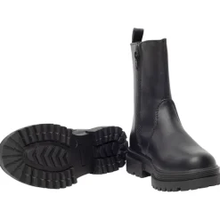 Lederlook bottines met chunky zolen voor meisjes