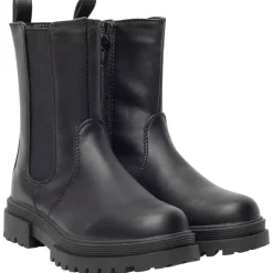 Lederlook bottines met chunky zolen voor meisjes