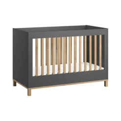 Ledikant Altitude 60X120CM Grafiet/Hout