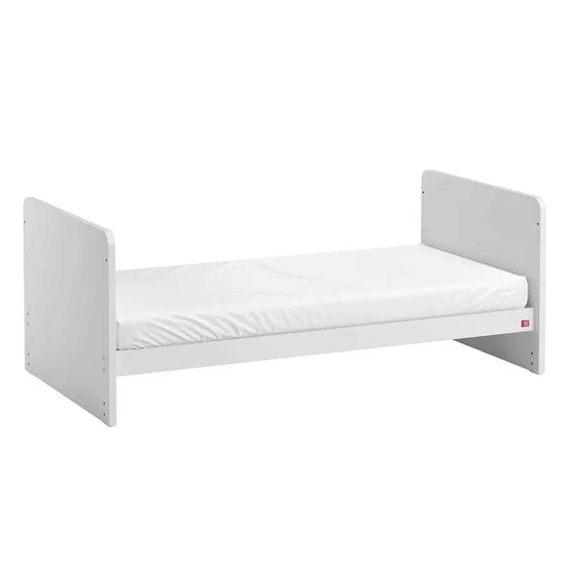 Ledikant 70X140cm Leaf Wit/Hout