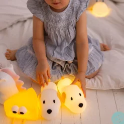 LED-nachtlampje Hond Wit