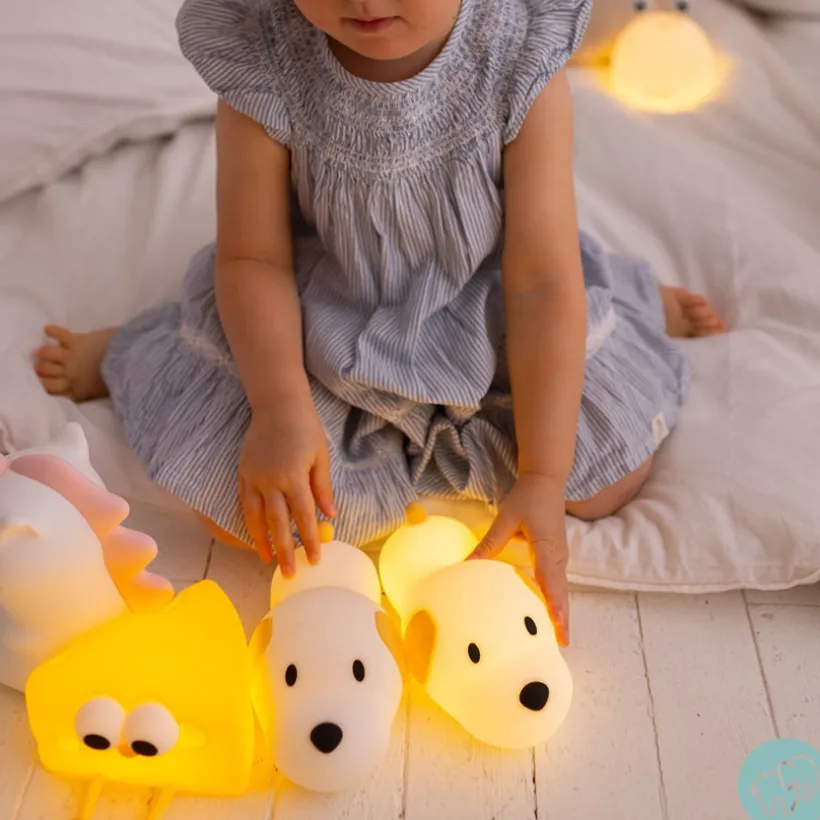 LED-nachtlampje Hond Wit
