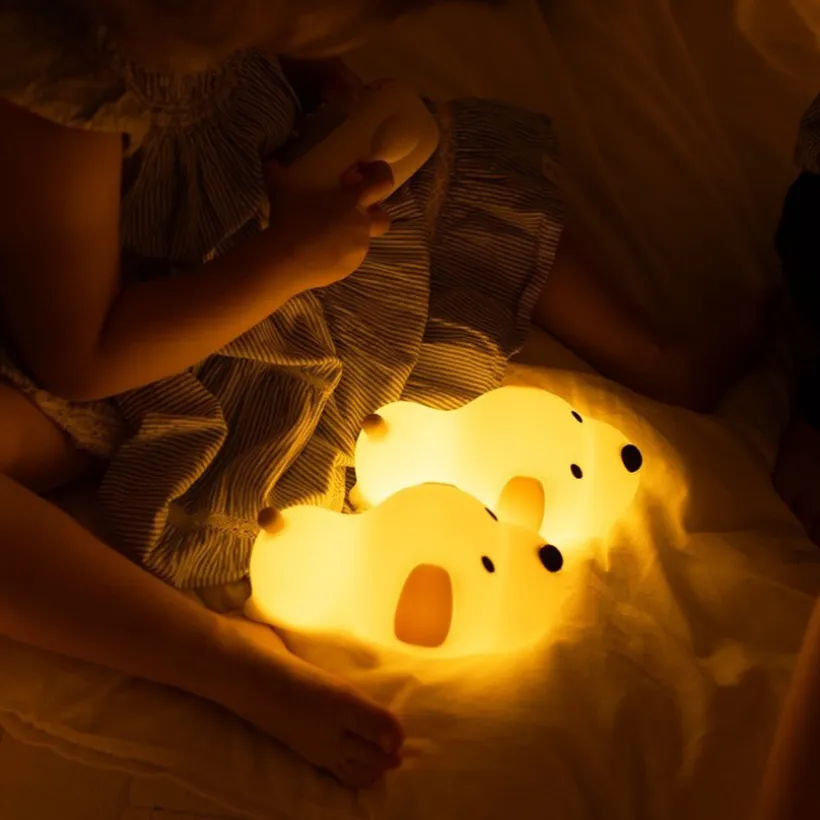 LED-nachtlampje Hond Wit