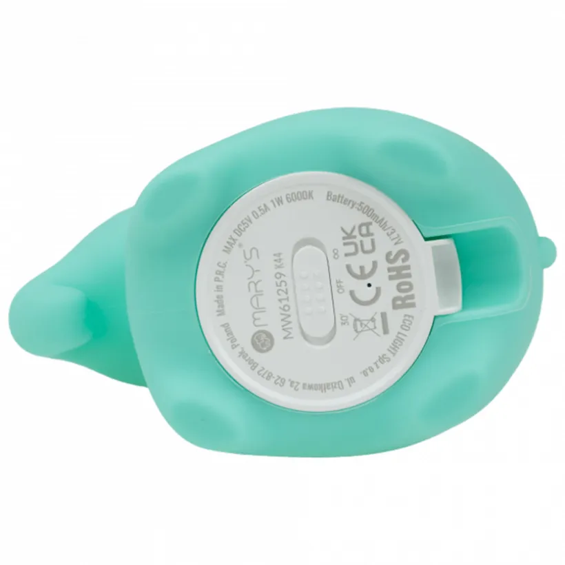 LED-nachtlampje Olifant Turquoise