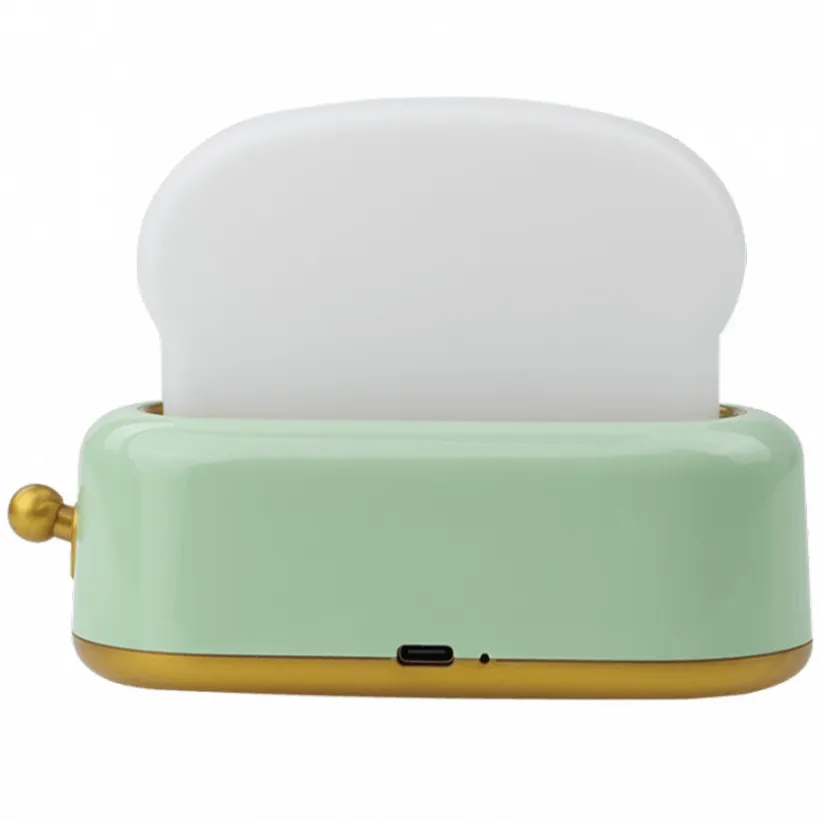 LED-nachtlampje Toaster Groen