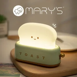 LED-nachtlampje Toaster Groen