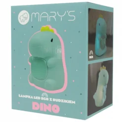 LED-nachtlampje + wekker Dino